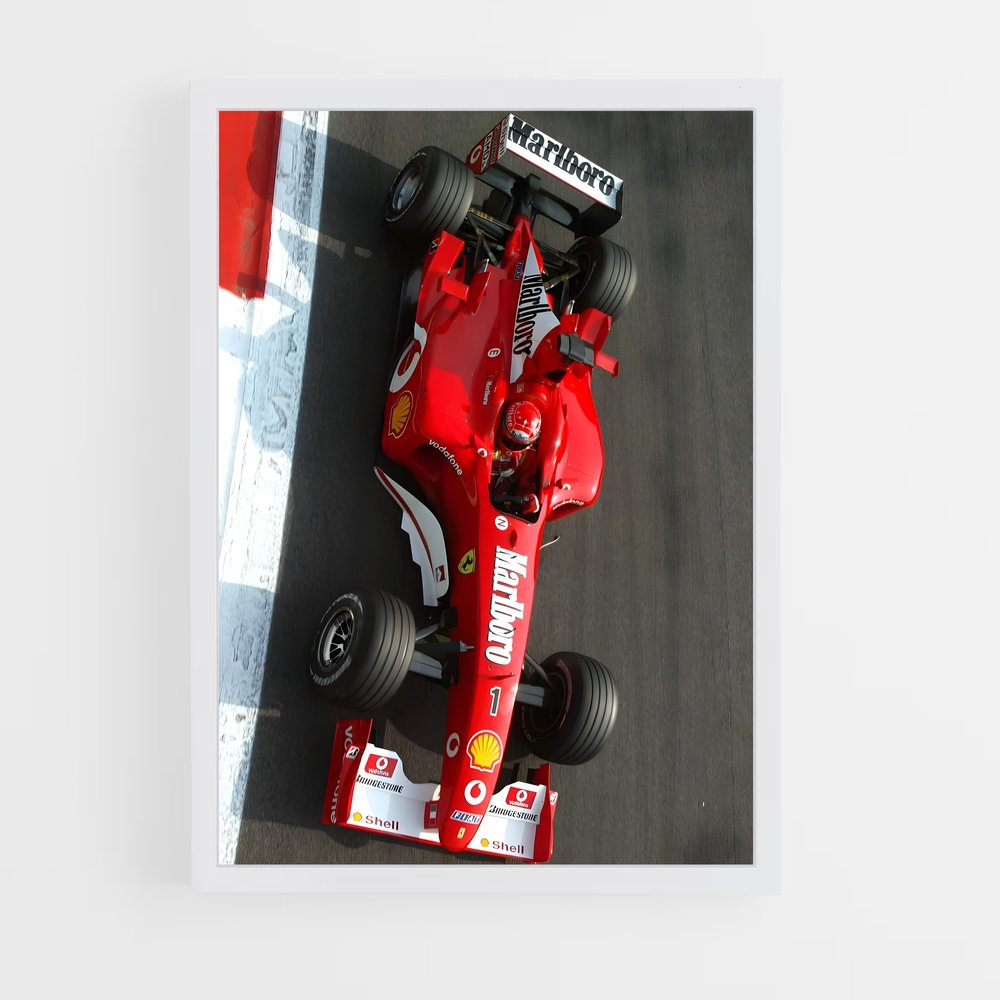 Poster Ferrari Vitesse motorsport – affiche Voitures de Formule 1 (vue 3)